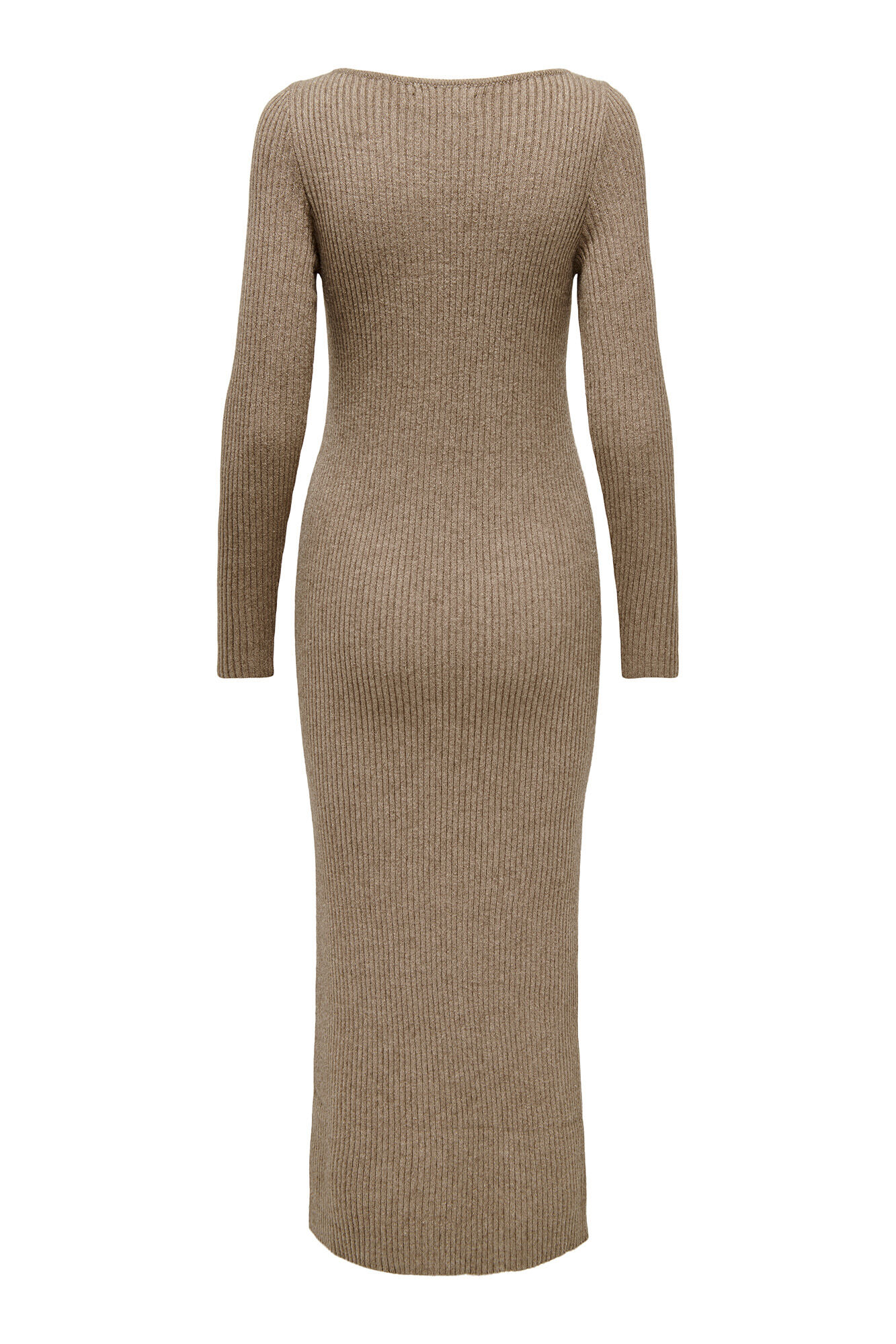 Only Vestido largo de punto acanalado