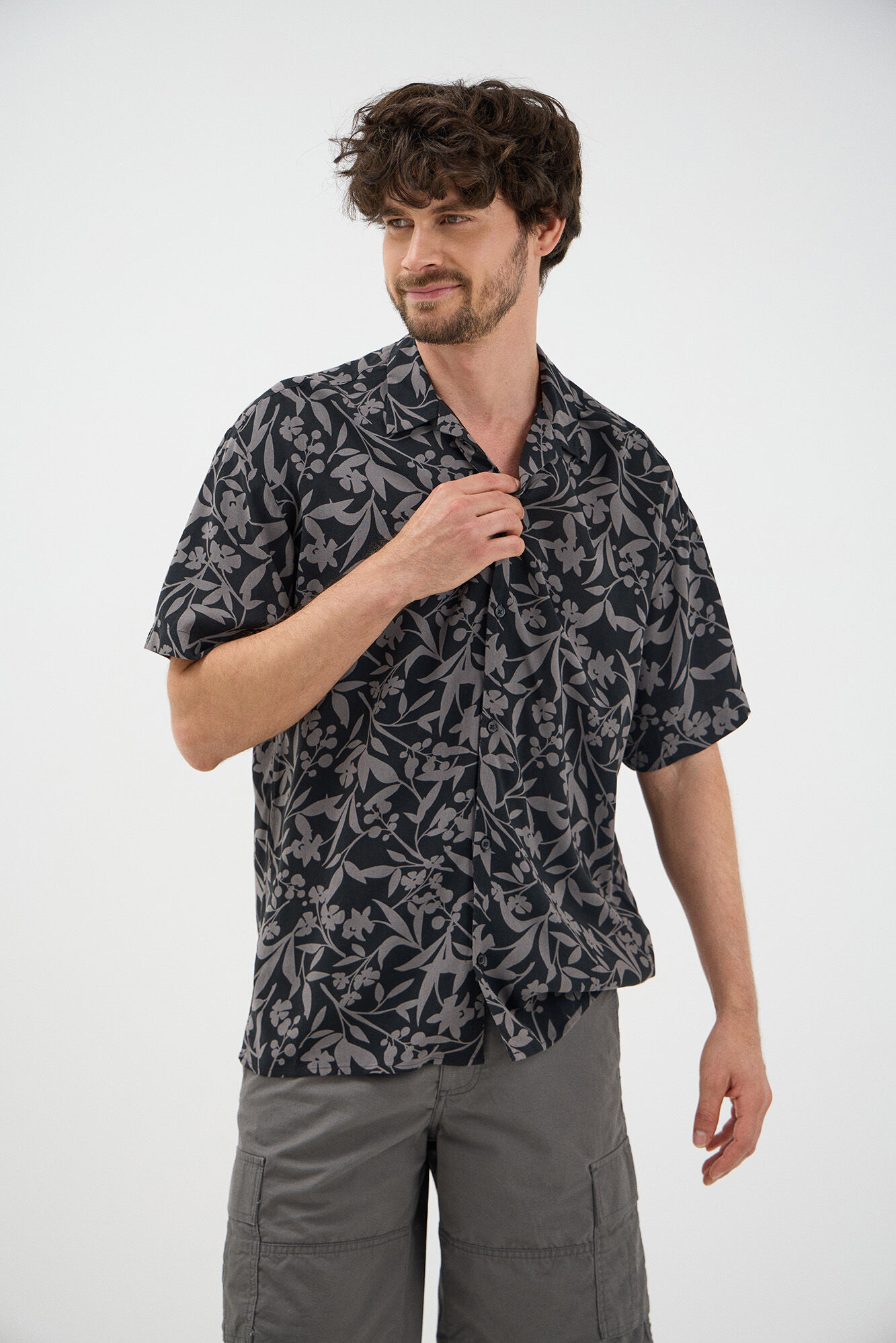 Jack & Jones Camisa manga corta relaxed fit