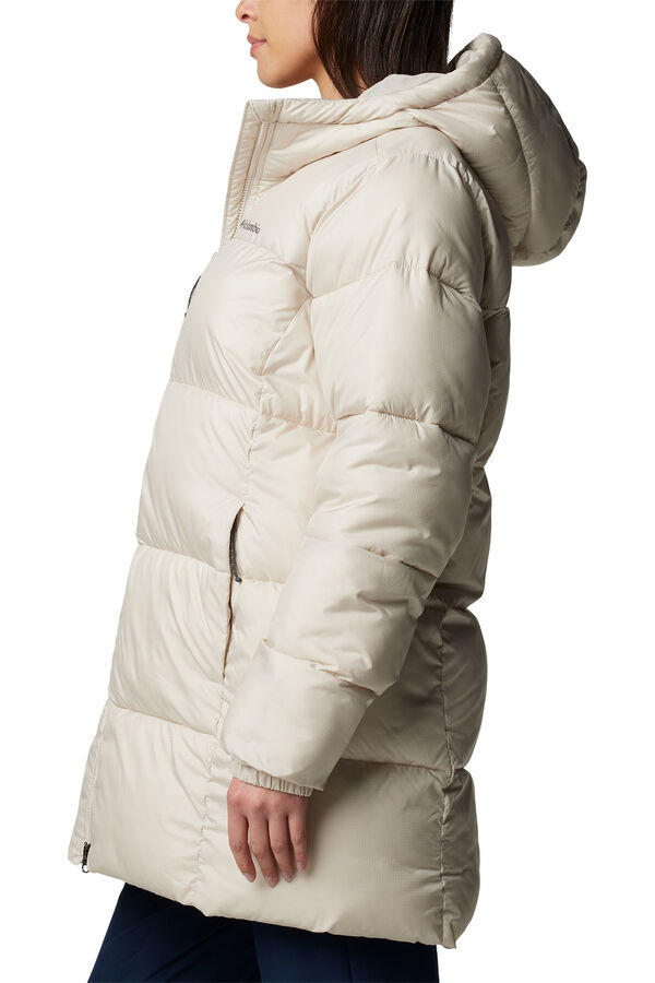 Columbia Jaqueta feminina com capuz e capuz Columbia Puffect&trade; II bege