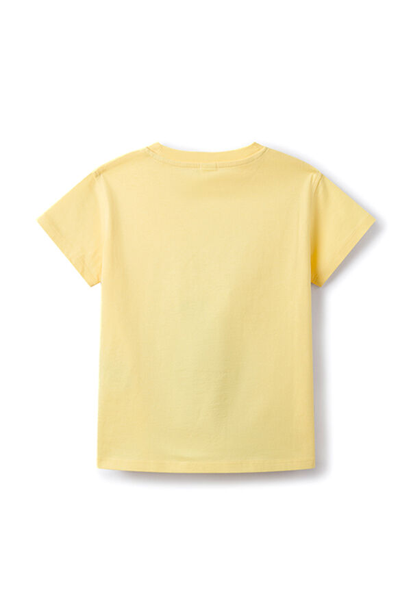 Springfield Kids Camiseta margaritas crochet ni&ntilde;a amarillo