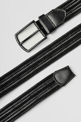 Celopman Cintur&oacute;n Trenzado Negro negro