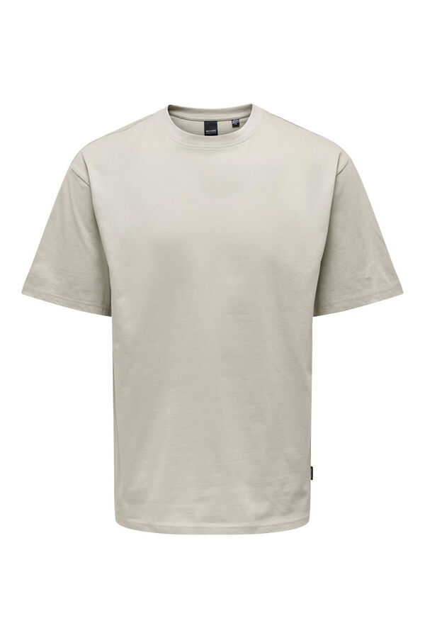 Only & Sons Camiseta manga corta corte relajado gris