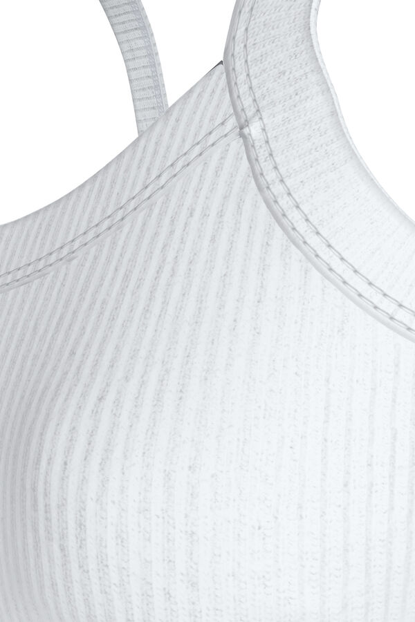 CK Jeans Tank top de mujer blanco