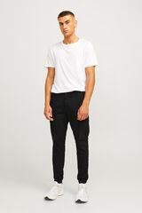 JJ REBEL Pantal&oacute;n cargo slim fit negro