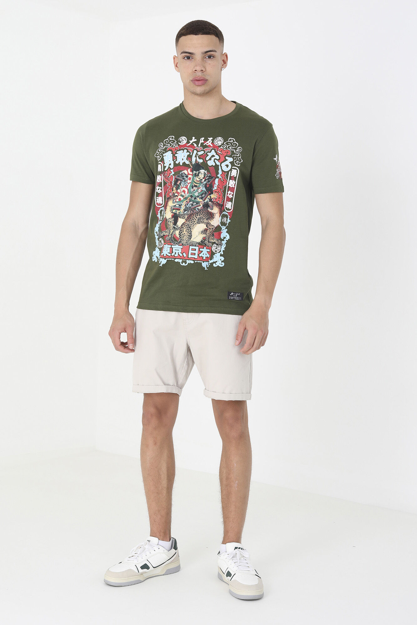 Brave Soul T-shirt estampada de manga curta