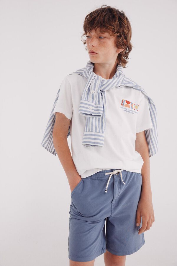 Springfield Kids Bermuda chino para ni&ntilde;o azul