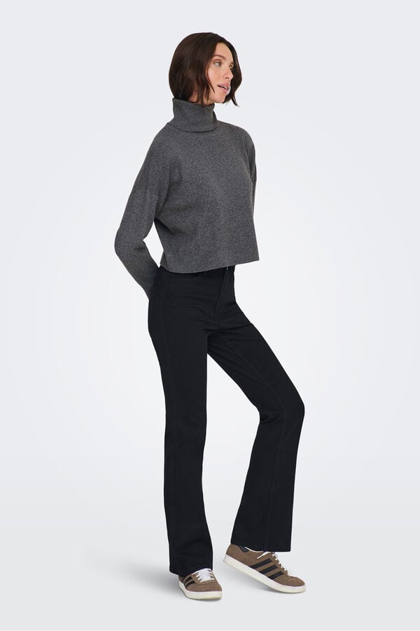 Only Camisola de gola cinzento