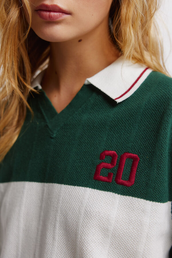 Springfield Polo deportivo contraste verde