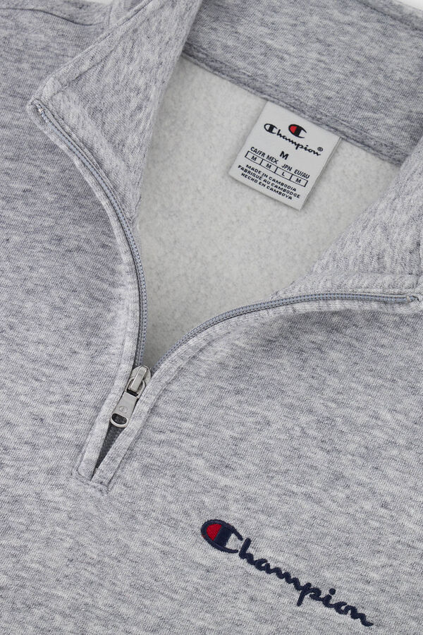 Champion Sudadera media cremallera gris