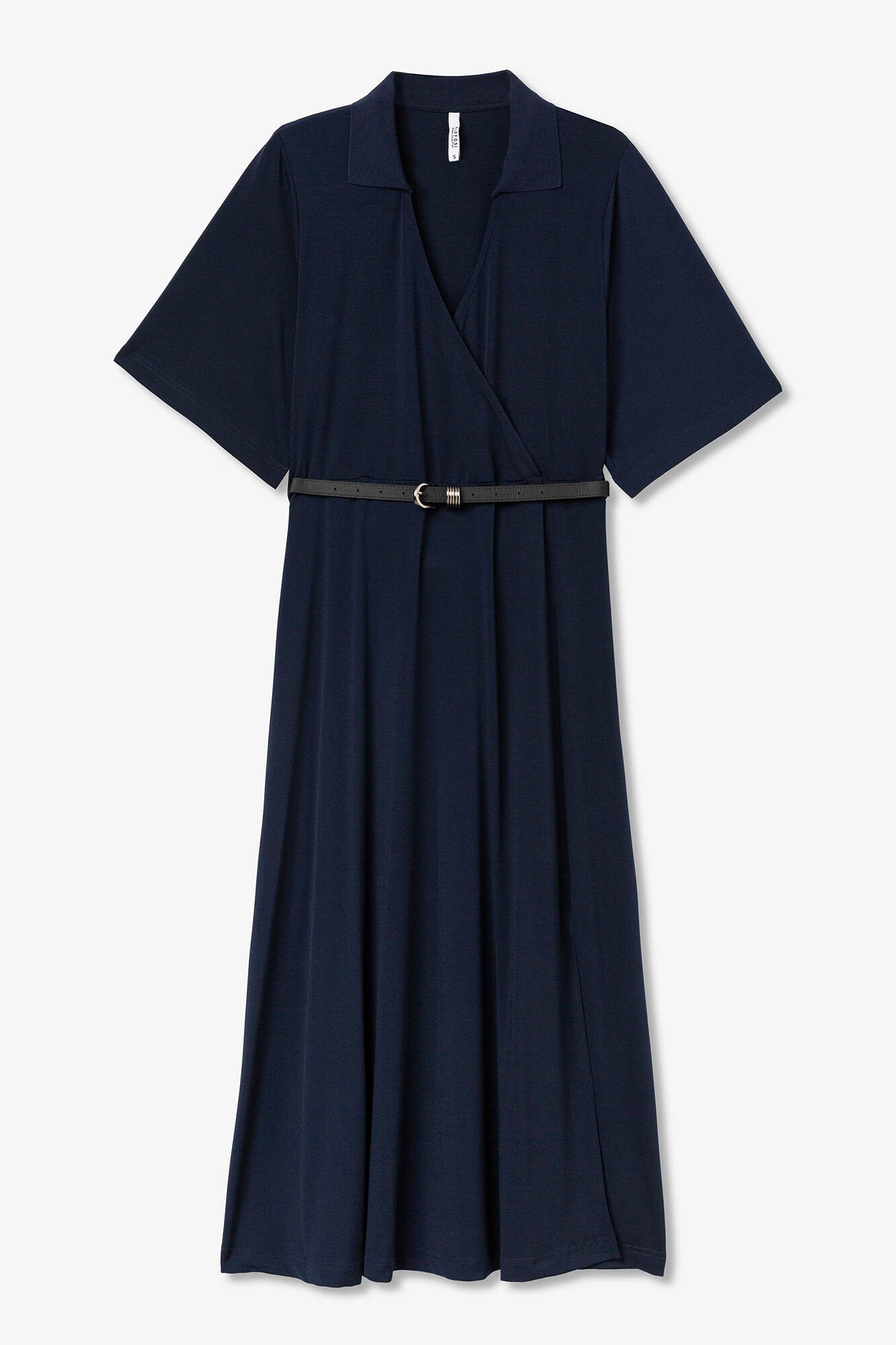 Tiffosi Vestido Cruzado con Pliegues