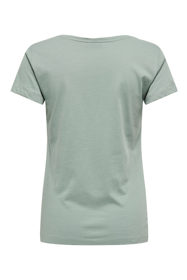 JDY Camisola de manga curta verde