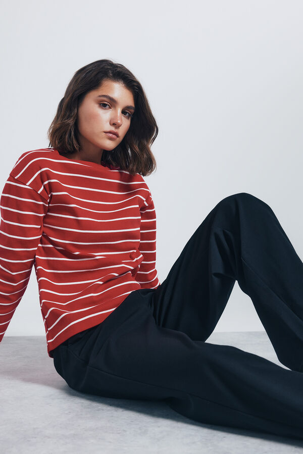 Springfield Pantal&oacute;n jogger ancho negro