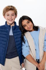 Springfield Kids Colete b&aacute;sico menino azul