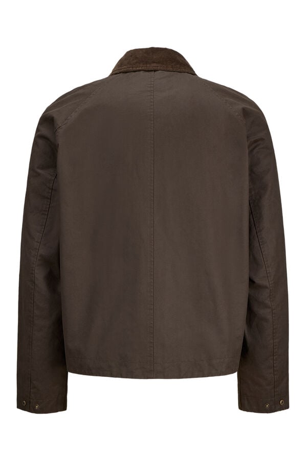 Jack & Jones Cazadora cuello pana marr&oacute;n