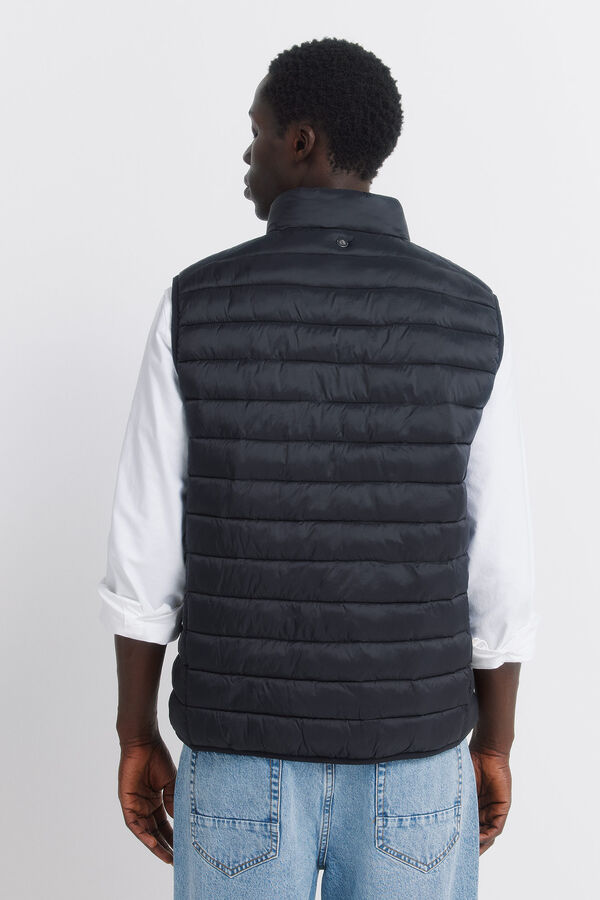 Springfield Colete acolchoado preto
