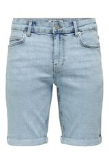 Only & Sons Bermuda de ganga azul