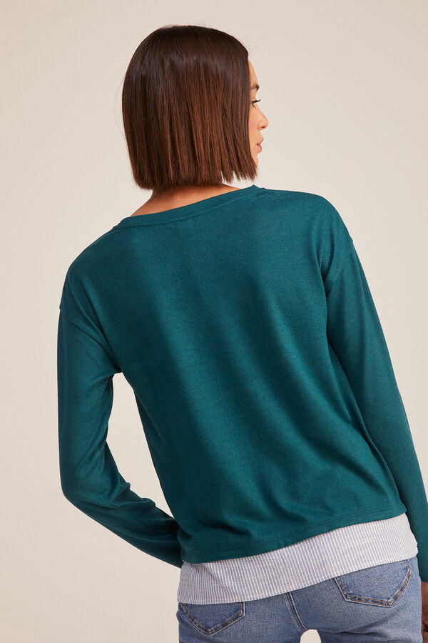 Springfield T-shirt Bimatéria Quadrados verde