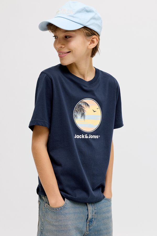 Jack & Jones Junior Sweatshirt gola redonda azul