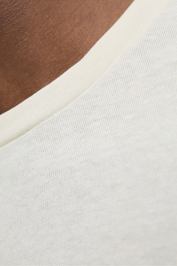 Jack & Jones Camiseta regular fit estampada blanco