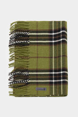 Springfield Cachecol xadrez xadrez verde estampado