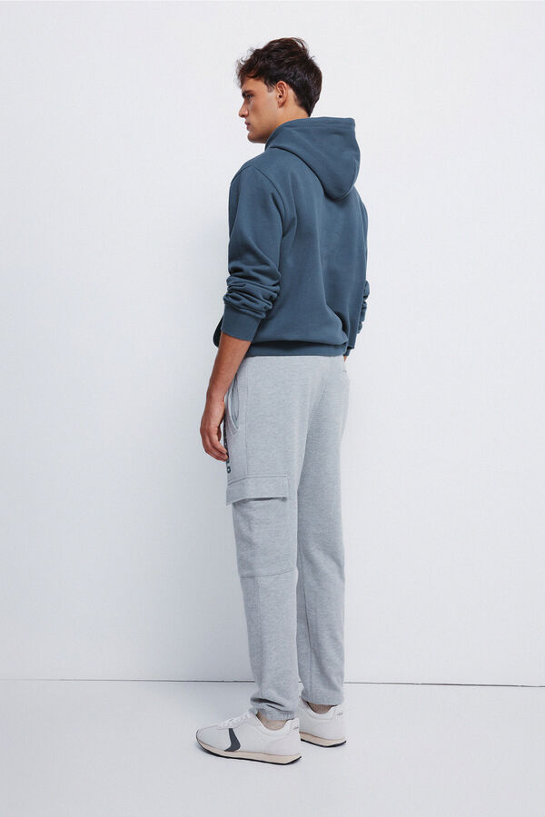 Springfield Jogger cargo cremallera gris