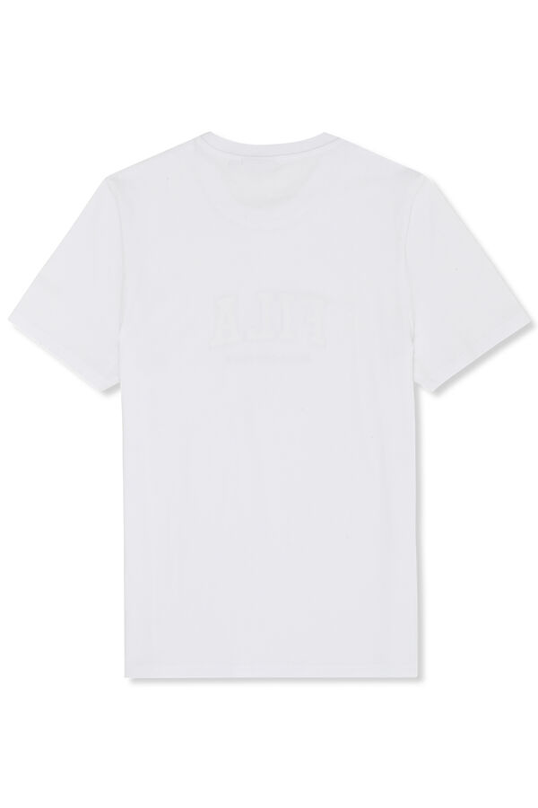 Fila T-shirt b&aacute;sica de manga curta branco