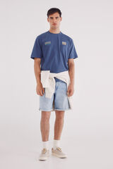 Springfield Bermuda vaquera ultra ligera regular fit azul