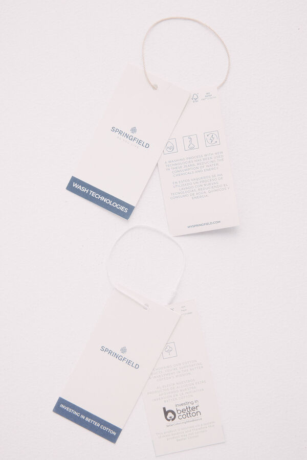 Springfield Shorts cal&ccedil;as chino com cinto bege