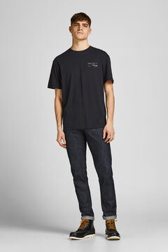 Springfield Camiseta print trasero negro