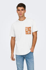 Only & Sons T-shirt de manga curta branco