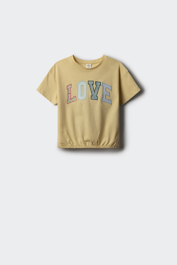 Springfield Kids Camiseta menina amor estampado