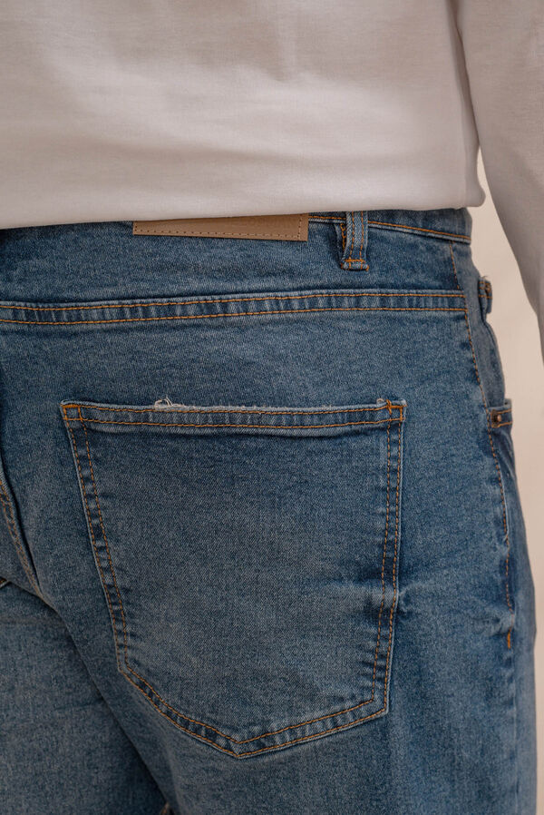 Celopman Pantal&oacute;n Denim Slim B&aacute;sico azul