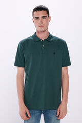 Springfield Polo piqu&eacute; b&aacute;sico regular fit verde