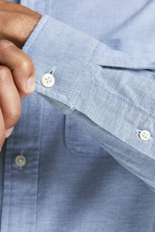 Jack & Jones Camisa oxford slim fit azul