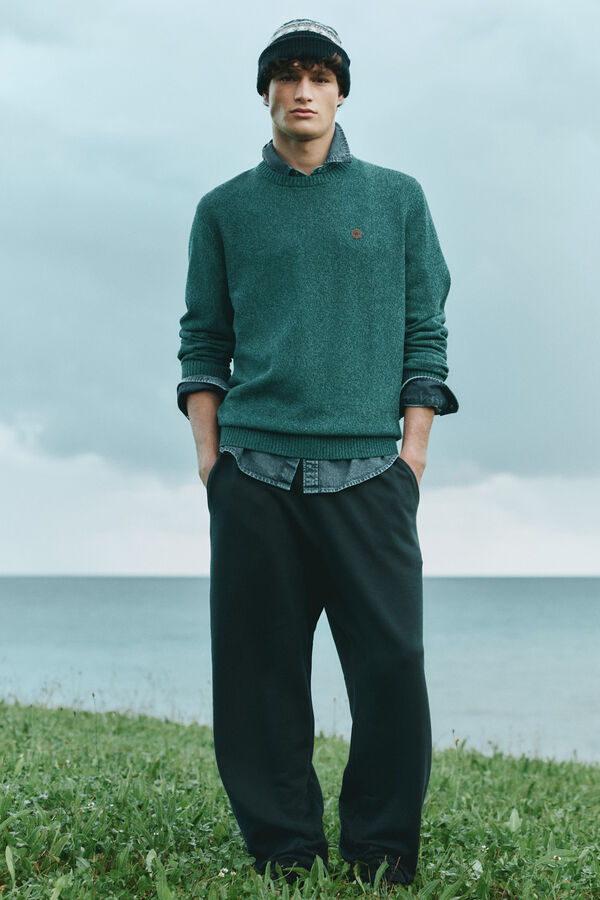 Springfield Pantal&oacute;n chandal ancho azul