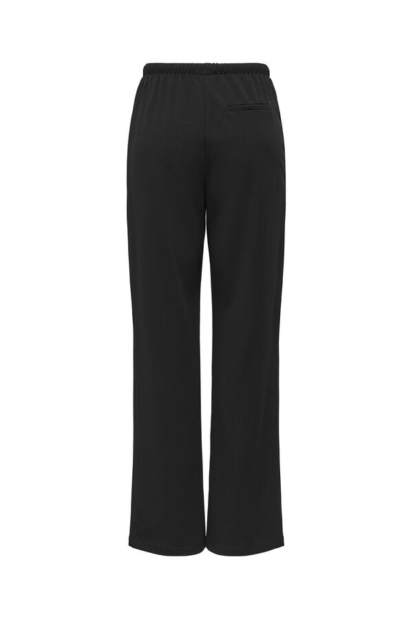 JDY Pantal&oacute;n recto fluido negro