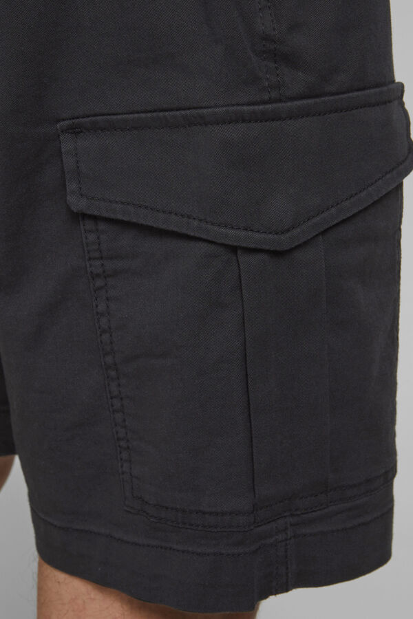Jack & Jones Pantal&oacute;n corto tipo cargo negro