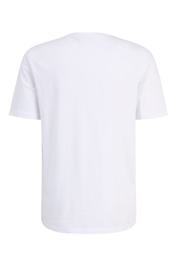 Fila T-shirt de homem de manga curta branco