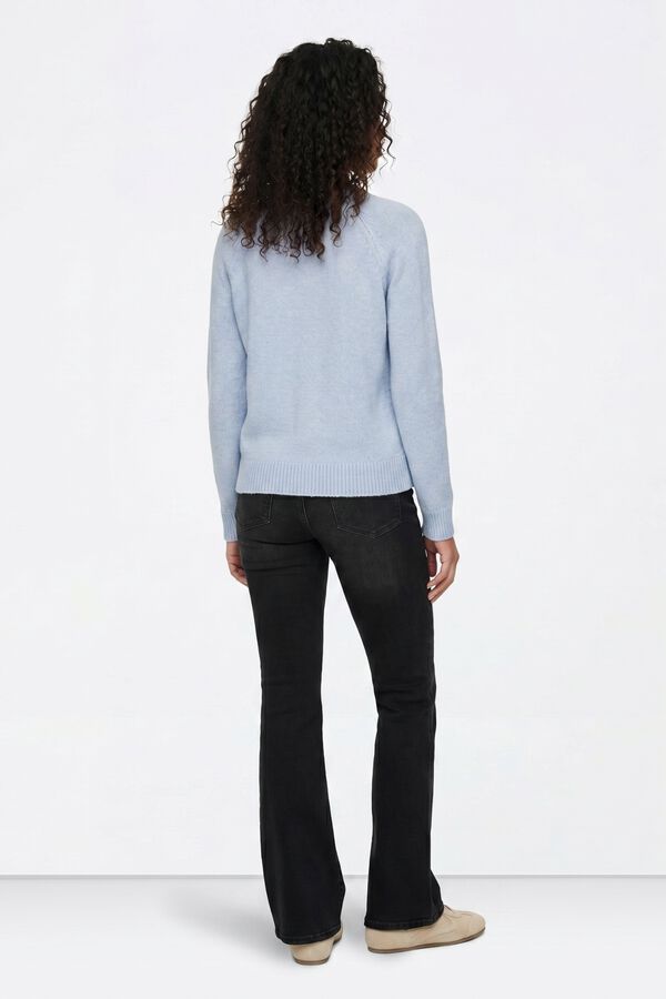 Tiffosi Jeans flare de cintura alta preto