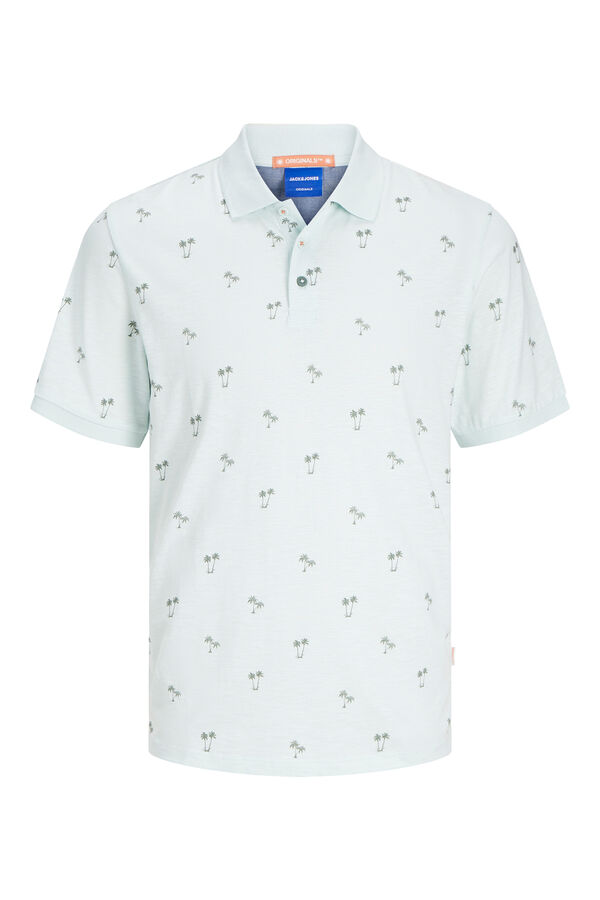 Jack & Jones Polo standard fit estampado azul