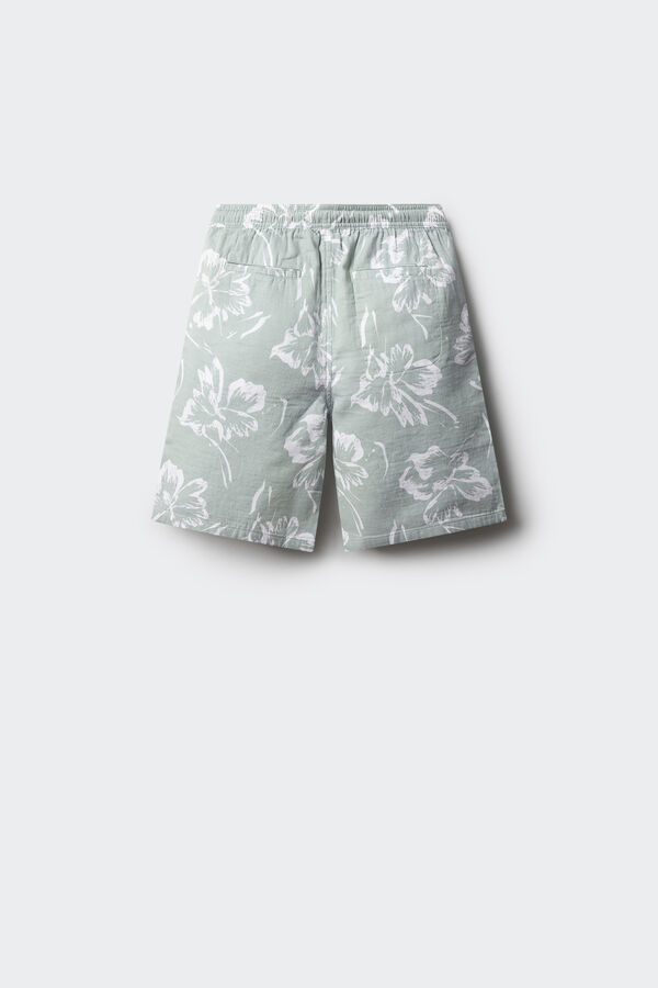 Springfield Kids Bermudas florais para meninos verde