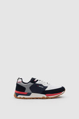 Inside Deportiva Casual Combinada blanco