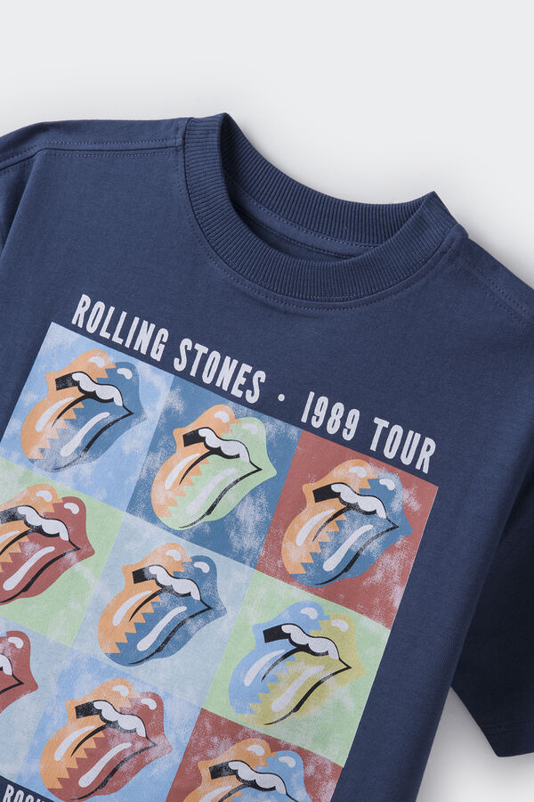 Springfield Kids T-shirt Rolling Stones menino azul