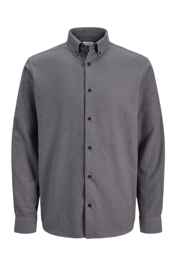 JJ REBEL Camisa cl&aacute;sica sarga gris