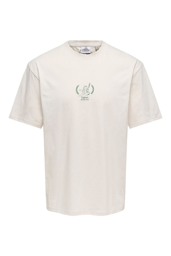 Only & Sons Camiseta Garfield blanco
