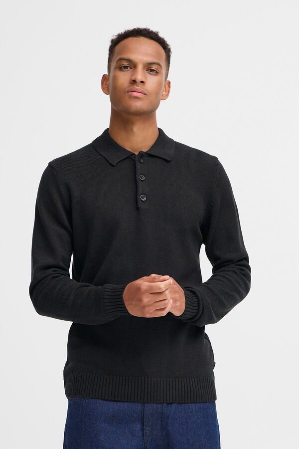 Blend Polo de Punto negro
