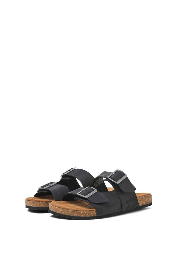 Jack & Jones PLUS Sandalias con doble hebilla negro