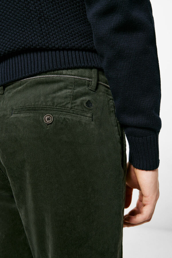 Springfield Chino micro pana verde