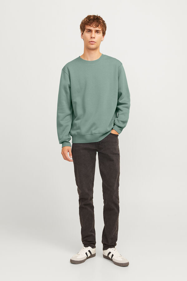 JJ REBEL Sweatshirt leve com corte descontra&iacute;do verde