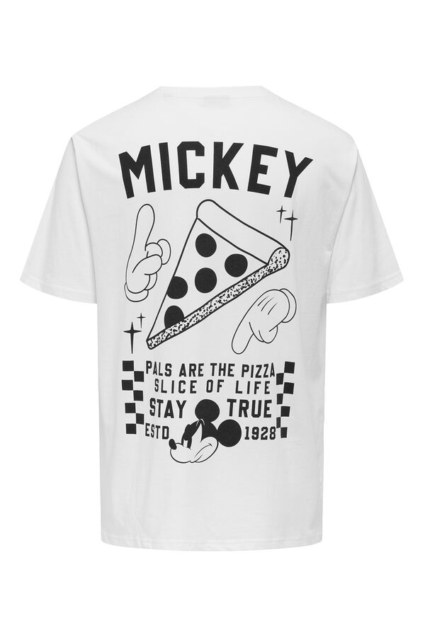 Only & Sons T-shirt Mickey Mouse branco